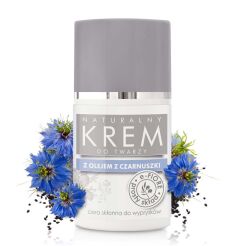 Krem do twarzy z CZARNUSZKĄ cera mieszana, tłusta, wypryski 50ml