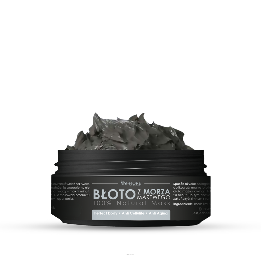 Naturalne błoto z Morza Martwego, gęsta maska do zbiegów 5kg