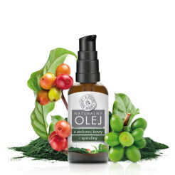 Olej z ZIELONEJ KAWY i SPIRULINY mieszanka na Cellulit, Ujędrnianie 50ml