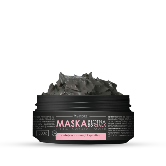 Maska BŁOTNA do ciała ze spiruliną, olejkiem z opuncji i kwasem HA 400g