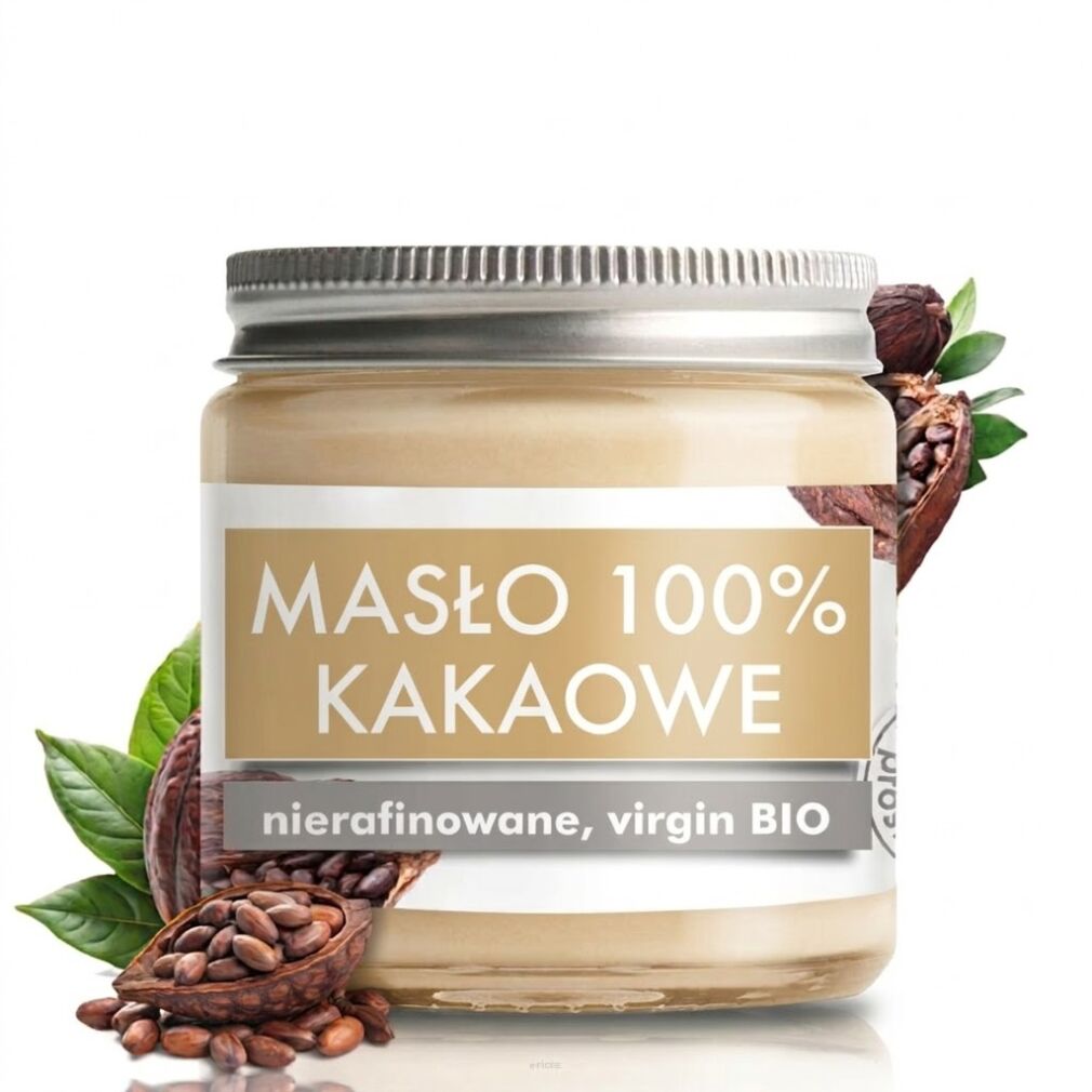Masło KAKAOWE VIRGIN Nierafinowane zapach czekolady 120ml
