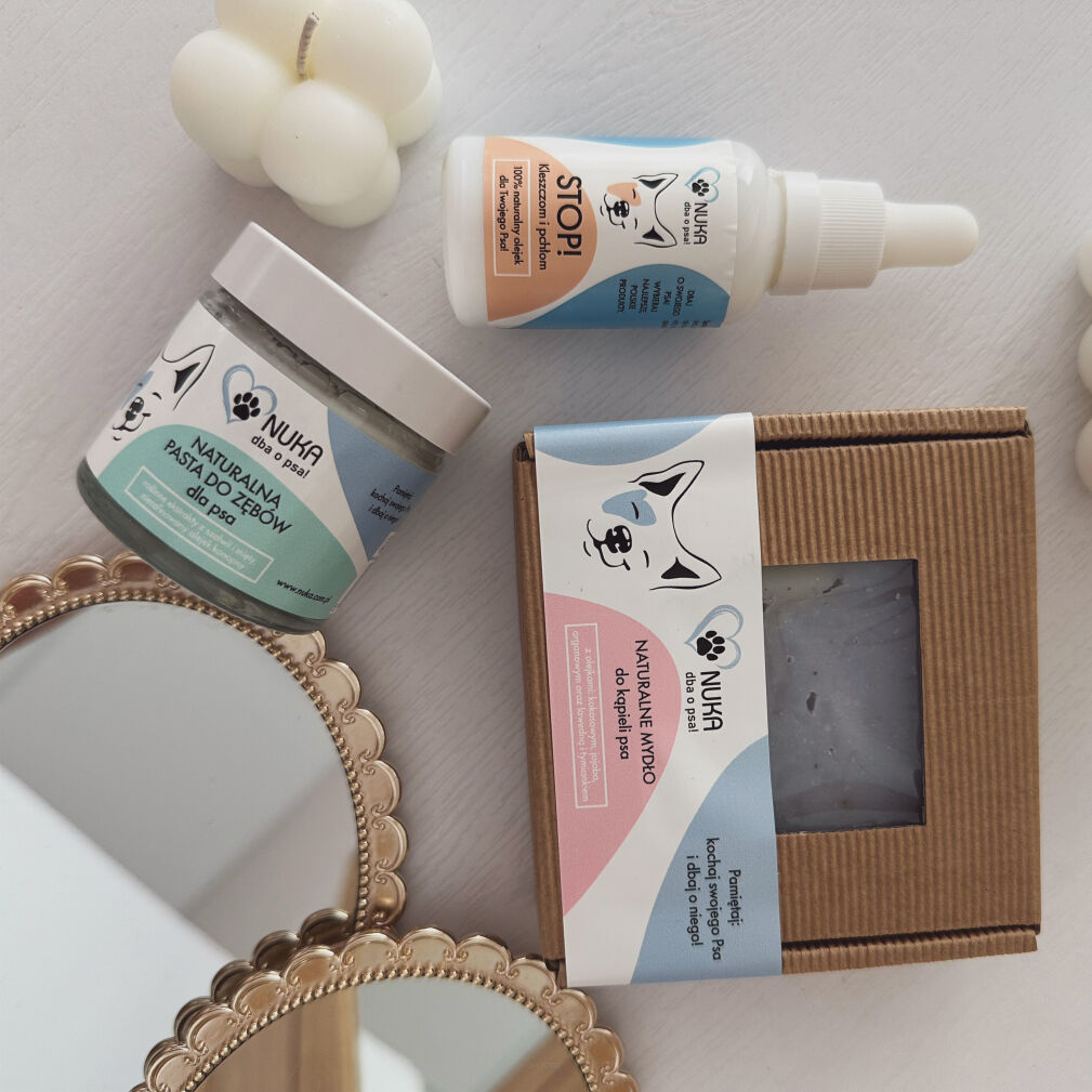 NUKA mydło do kąpieli dla PSA NATURALNE dla alergików, gęsta piana 100g