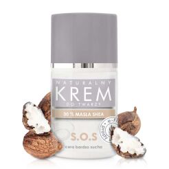 Krem do twarzy SOS cera bardzo sucha i wrażliwa z MASŁEM SHEA wit. A i E 50ml