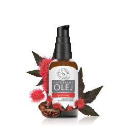 Olej RYCYNOWY tłoczony na zimno, nierafinowany, virgin 50ml