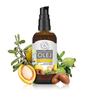 Olejek ARGANOWY Nierafinowany BIO "Złoto Maroka" 100ml