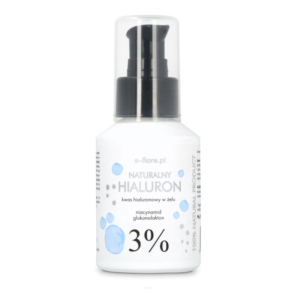 Potrójny Kwas HIALURONOWY 3% niacynamid, glukonolakton 3% 50ml