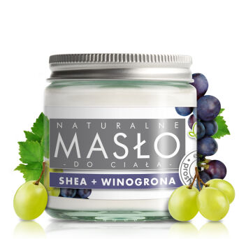 Masło do ciała 100% Naturalne Shea Butter WINOGRONOWE 120ml