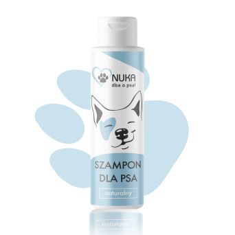 NUKA szampon dla psa, oczyszcza i nawilża z lawendą, tymiankiem i melisą 250ml