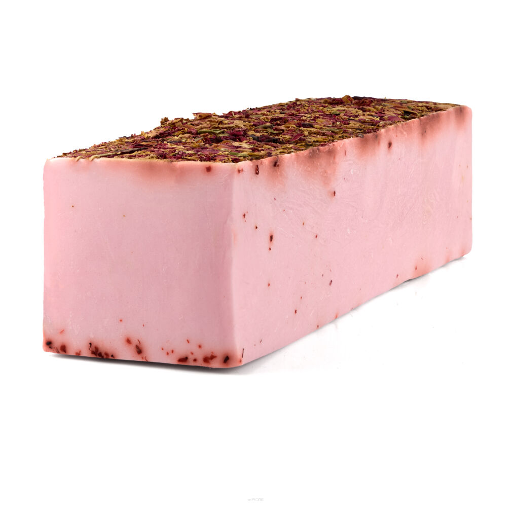 Mydło glicerynowe w bloku RÓŻA DAMASCEŃSKA z olejkami blok 1300g